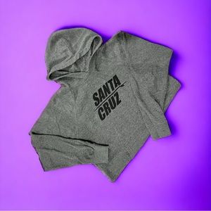 Santa Cruz Hoodie grey and black, small